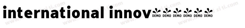 international innov字体转换